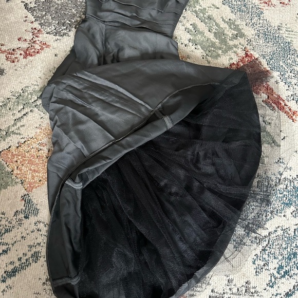 VTG 90s Azul by LianCarlo Women’s Maxi Gown Formal Dress Size 8 Gray Black - Picture 14 of 16